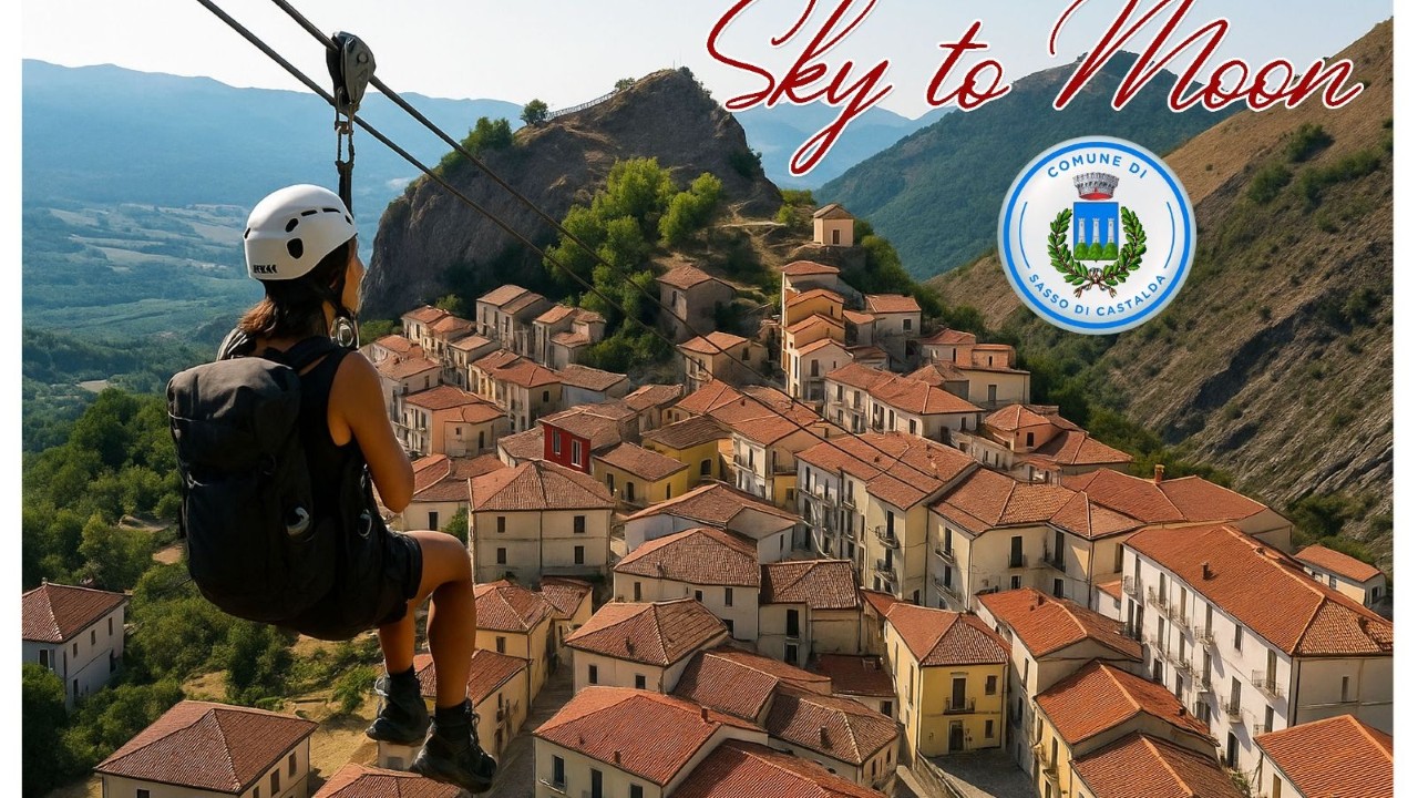 ANCHE SASSO DI CASTALDA AVRA' IL SUO &quot;VOLO&quot;: FINANZIATA LA FLY-LINE “SKY TO MOON”